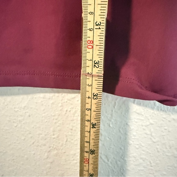 Aritzia Babaton Contour Sumac Burgundy Long Sleeve Square neck Mini Dress Size L - Picture 7 of 16